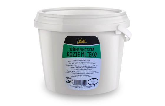 Sušené plnotučné kozie mlieko 2500g Sušené plnotučné kozie mlieko 2500g
